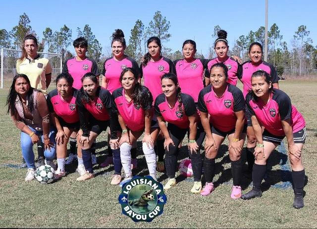 Equipo femenil en la Louisiana Bayou Cup